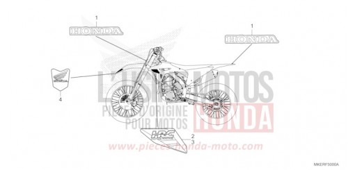 MARK (CRF450R/RX) CRF450RS de 2025
